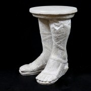 Roman Feet Table (21.5in. H) Fiberglass Resin Indoor/Outdoor Statue