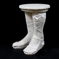 Roman Feet Table (21.5in. H) Fiberglass Resin Indoor/Outdoor Statue Roman Feet Table (21.5in. H) Fiberglass Resin Indoor/Outdoor Statue