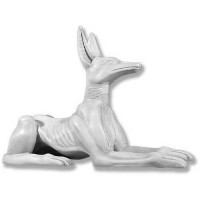 Jackal Of Anubis 29in. - Fiberglass Resin - Indoor/Outdoor Statue