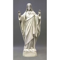 Christ Blessing - Lightweight Fiberglass Resin Indoor/Outdoor Church Statuary