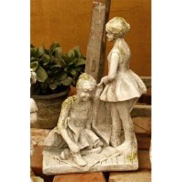 Ballerina Sisters 14in. - Fiberglass Resin - Indoor/Outdoor Statue