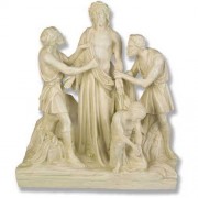 Jesus Is Stripped Station #10 Lightweight Fiberglass Resin In/Outdoor Statue