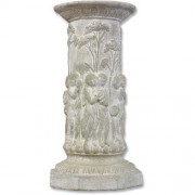 Musical Cherubs Pedestal 22 Fiberglass Resin Indoor/Outdoor Garden Statue