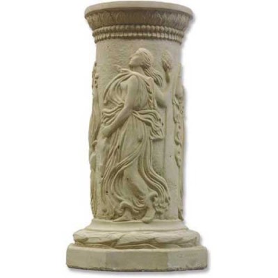 Dancing Muse Riser Stand Pedestal Statue Base 22in. - Fiberglass Resin -  - F010