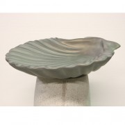 Big Scallop Shell - Fiberglass Resin Indoor/Outdoor Garden Statue Big Scallop Shell - Fiberglass Resin Indoor/Outdoor Garden Statue