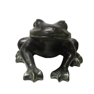Frog Of 12in. High - Fiberglass Resin - Indoor/Outdoor Statue -  - F7719