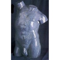 Male Twisted Torso 25in. - Fiberglass Resin - Indoor/Outdoor Statue