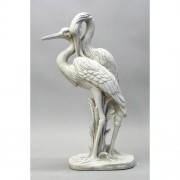 Cranes 24 Inch Fiberglass Resin Indoor/Outdoor Garden Statue/Sculpture