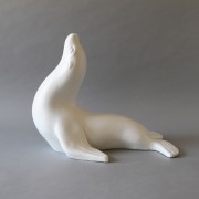 Seal 12in. (No Sphere) - Fiberglass Resin - Indoor/Outdoor Statue
