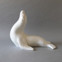 Seal 12in. (No Sphere) - Fiberglass Resin - Indoor/Outdoor Statue