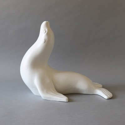Seal 12in. (No Sphere) - Fiberglass - Indoor/Outdoor Statue -  - F8238