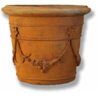 Spanish Planter 20in. Fiberglass Resin In/Outdoor Garden / Patio Statue