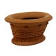 Oval Basket 9.5in. Fiberglass Indoor/Outdoor Garden Statue -  - F60104