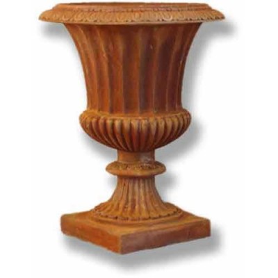 Small fluted Urn 22in. High - Fiberglass - Indoor/Outdoor Statue -  - F60119