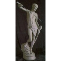 David By Pegalese (Mercie)35in. - Fiberglass Resin - Outdoor Statue