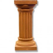 Fluted Column 28in. High  (R) Fiberglass Resin Indoor/Outdoor Garden / Patio