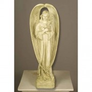 Calabria Angel 27in. Lightweight Fiberglass Resin Indoor/Outdoor Garden