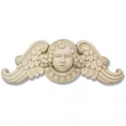 Protective Angel 23in. Wide Lightweight Fiberglass Resin Indoor/Outdoor Statue
