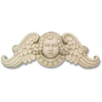 Protective Angel 23in. Wide Lightweight Fiberglass Resin Indoor/Outdoor Statue