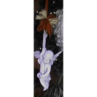 Hanging Angel - Lightweight Fiberglass Resin - Indoor/Outdoor Statue/Sculpture