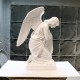 Kneeling Angel Arms Crossed Fiberglass Indoor/Outdoor Statue -  - F6564