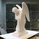 Kneeling Angel Arms Crossed Fiberglass Indoor/Outdoor Statue -  - F6564