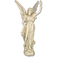 Angel Of Light Left Or Right 45in. Lightweight Fiberglass Resin In/Outdoor Statue