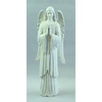 Angel Of Prayer 61in. Lightweight Fiberglass Resin Indoor/Outdoor Church Statuary
