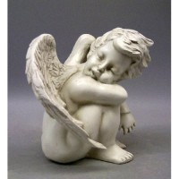 Sweet Dreams 11in. - Fiberglass Resin - Indoor/Outdoor Garden Statue