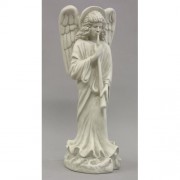 Judgment Day Angel - Lightweight Fiberglass Resin - Indoor/Outdoor Church Statuary