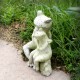 Love Frogs Fiber Stone Resin Indoor/Outdoor Garden Statue/Sculpture -  - FS9142
