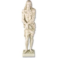 Scourged Christ 60in. Lightweight Fiberglass Resin Indoor/Outdoor Church Statuary
