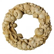 Shell Wreath Fiberglass Resin Indoor/Outdoor Garden Statue/Sculpture