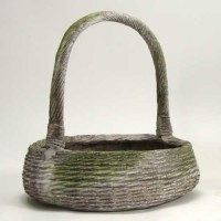 Farm Basket 19 Inch Fiberglass Resin Indoor/Outdoor /Sculpture Farm Basket 19 Inch Fiberglass Resin Indoor/Outdoor /Sculpture