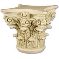 Corinthian Capital 14in. (Gd) - Fiberglass Resin - Outdoor Column Top