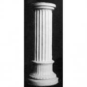 Roma Stand Pedestal Statue Display Base/Riser 39in. - Lightweight Lightweight Fiberglass Resin