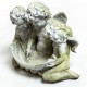 Three Cherub Birdfeeder Fiber Stone Resin Indoor/Outdoor Statuary -  - FSPS2797