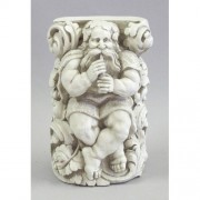Titan Playing Flute 15in. - Fiberglass Resin - Indoor/Outdoor Statue