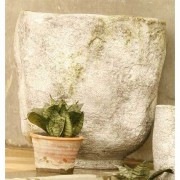 Rough Hewn Bowl #4 20in. High - Fiberglass Resin - Outdoor
