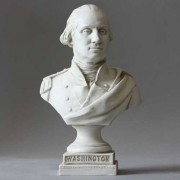 Washington From Capital Bust Fiberglass Resin Indoor/Outdoor Garden Statue