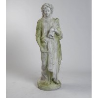 Four Seasons Fall 49in. Fiberglass Resin Indoor/Outdoor Garden Statue
