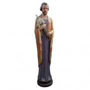 Saint Joseph 5 Ft (Thin) - Lightweight Fiberglass Resin - Indoor/Outdoor Statue