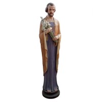 Saint Joseph 5 Ft (Thin) - Lightweight Fiberglass Resin - Indoor/Outdoor Statue