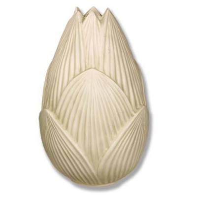 Rosebud Closed 20in. Fiberglass Indoor/Outdoor Garden Statue -  - F7908