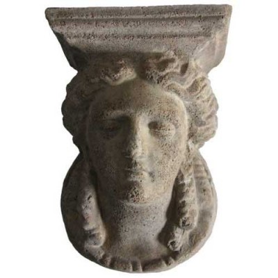 Head Shelf 7 X 7X 10in. Fiberglass Indoor/Outdoor Garden -  - F8555