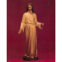 Resurrection Christ No /Flag 39in. - Lightweight Fiberglass Resin - Statue