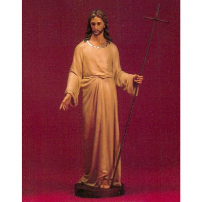 Resurrection Christ No /Flag 39in. - Fiberglass - Statue - - F24108RLC Resurrection Christ No /Flag 39in. - Fiberglass - Statue - - F24108RLC