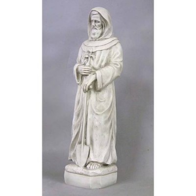 Saint Fiacre 25in. - Fiberglass Resin - Indoor/Outdoor Garden Statue -  - F9098