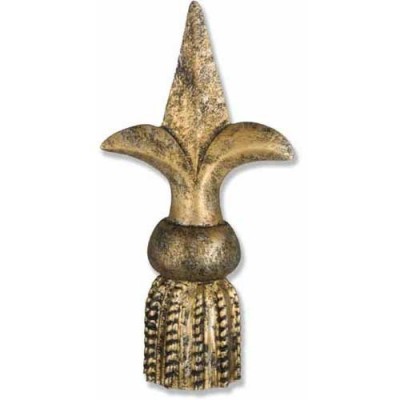 Fleur De Lis Tassel Fiberglass Indoor/Outdoor Statue/Sculpture -  - HF7197