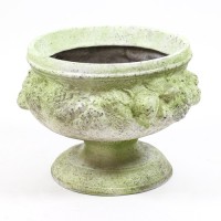 Harvest Urn Fiber Stone Indoor/Outdoor Garden Statue